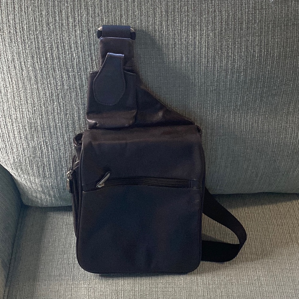 Travelon Black Crossbody Sling Bag